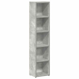 Cd-kasten 2 st 21x16x93,5 spaanplaat betongrijs 4