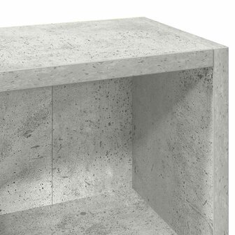 Cd-kasten 2 st 21x16x93,5 spaanplaat betongrijs 8