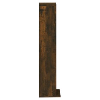 Cd-kast 21x20x88 cm bewerkt hout gerookt eikenkleurig 6
