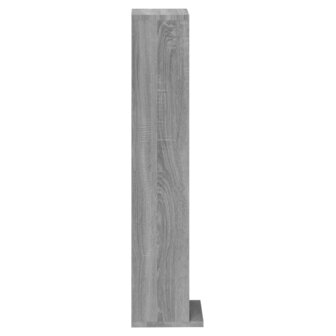 Cd-kast 21x20x88 cm bewerkt hout grijs sonoma eikenkleurig 6