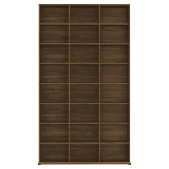 Cd-kast 102x23x177,5 cm bewerkt hout bruin eikenkleur 3