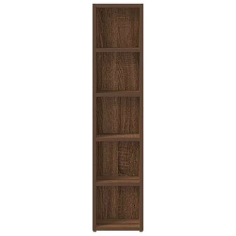 CD-kasten 2 st 21x16x93,5 bewerkt hout bruin eikenkleur 5