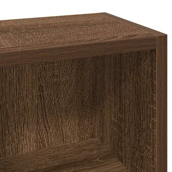 CD-kasten 2 st 21x16x93,5 bewerkt hout bruin eikenkleur 8
