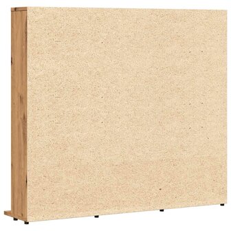 Cd-kast 100x23x89,5 cm bewerkt hout artisanaal eikenkleurig 6