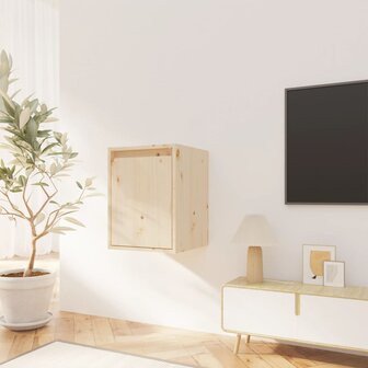 Wandkast 30x30x40 cm massief grenenhout 1