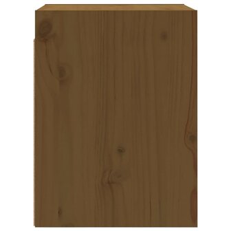 Wandkast 30x30x40 cm massief grenenhout honingbruin 6