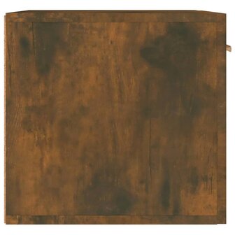 Wandkast 60x36,5x35 cm bewerkt hout gerookt eikenkleurig 6