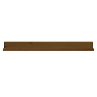 Wandkasten 2 st 110x11x9 cm massief grenenhout honingbruin 3