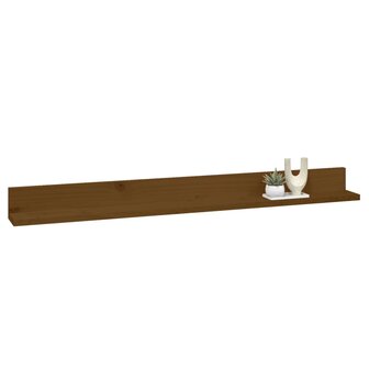 Wandkasten 2 st 110x11x9 cm massief grenenhout honingbruin 6