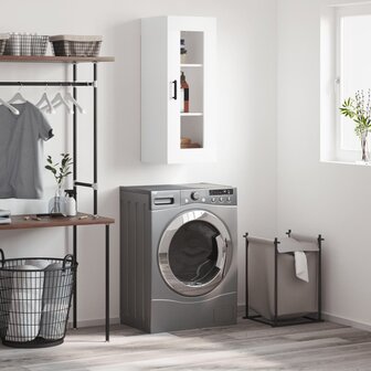 Hangkast 34,5x34x90 cm wit 1