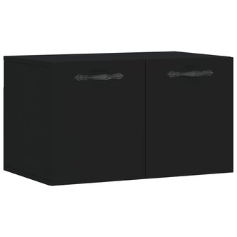 Wandkast 60x36,5x35 cm bewerkt hout zwart 2