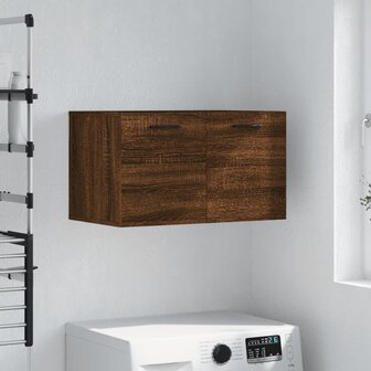 Wandkast 60x36,5x35 cm bewerkt hout bruin eikenkleur 1