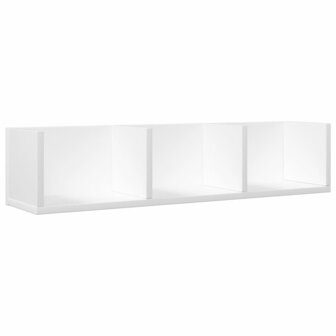 Wandkasten 2 st 75x18x16,5 cm bewerkt hout wit 6