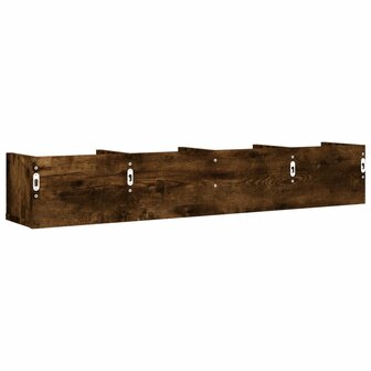 Wandkast 99x18x16,5 cm bewerkt hout gerookt eikenkleurig 7