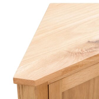Hoekkast 59x45x80 cm massief eikenhout 6