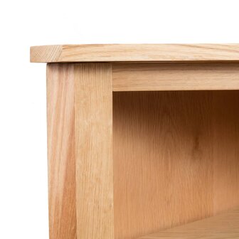 Hoekkast 59x36x100 cm massief eikenhout 5