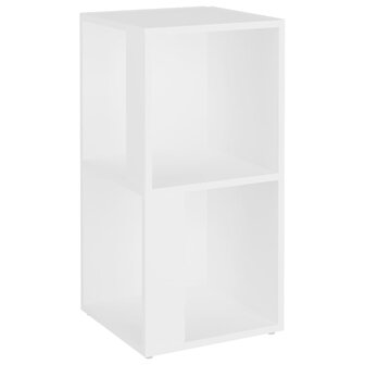 Hoekkast 33x33x67 cm bewerkt hout wit 2