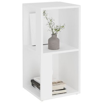 Hoekkast 33x33x67 cm bewerkt hout wit 4