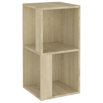 Hoekkast 33x33x67 cm bewerkt hout sonoma eikenkleurig 2