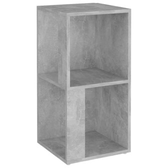 Hoekkast 33x33x67 cm bewerkt hout betongrijs 2