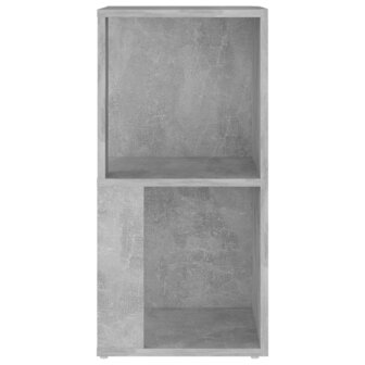 Hoekkast 33x33x67 cm bewerkt hout betongrijs 5