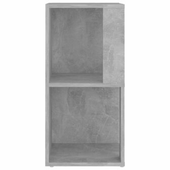 Hoekkast 33x33x67 cm bewerkt hout betongrijs 6