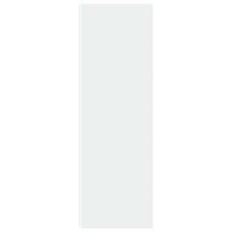 Hoekkast 33x33x100 cm bewerkt hout wit 6