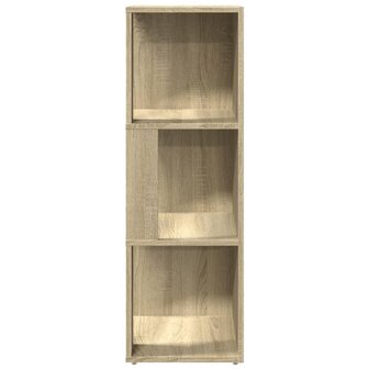 Hoekkast 33x33x100 cm bewerkt hout sonoma eikenkleurig 5