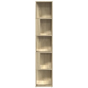Hoekkast 33x33x164,5 cm bewerkt hout sonoma eikenkleurig 5
