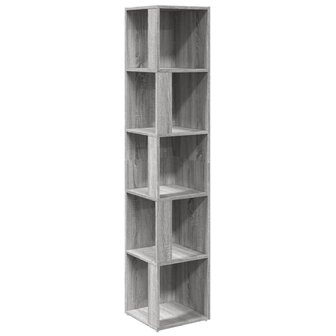 Hoekkast 33x33x164,5 cm bewerkt hout grijs sonoma eikenkleurig 2