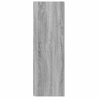 Hoekkast 33x33x100 cm bewerkt hout grijs sonoma eikenkleurig 6