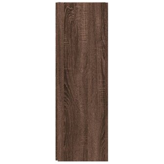 Hoekkast 33x33x100 cm bewerkt hout bruin eikenkleur 6
