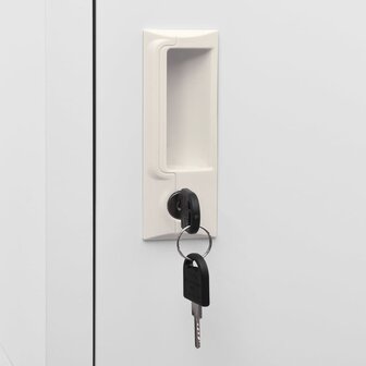 Lockerkast met 2 vakken 38x45x180 cm   7