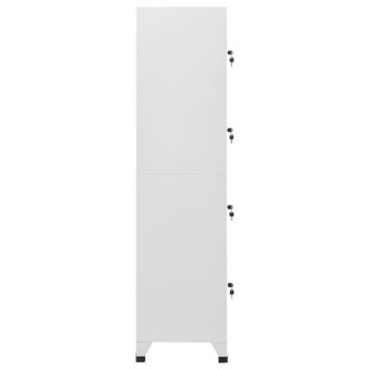 Lockerkast met 4 vakken 38x45x180 cm   4