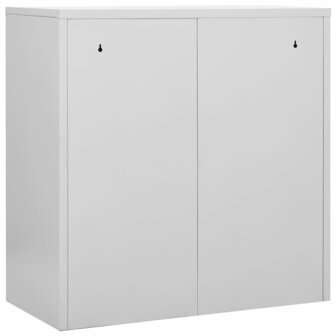 Lockerkasten 2 st 90x45x92,5 cm staal lichtgrijs en groen 5