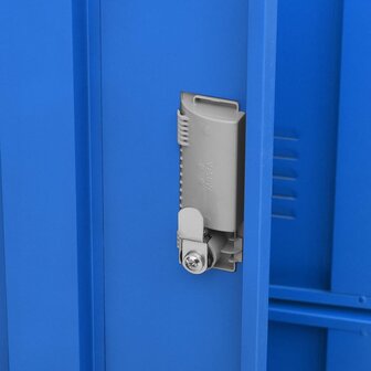 Lockerkasten 2 st 90x45x92,5 cm staal lichtgrijs en blauw 8