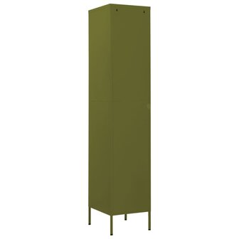 Lockerkast 35x46x180 cm staal olijfgroen 5