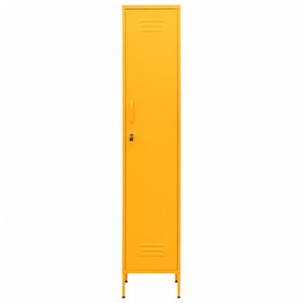 Lockerkast 35x46x180 cm staal mosterdgeel 3