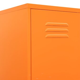 Lockerkast 35x46x180 cm staal oranje 7