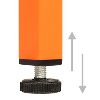 Lockerkast 35x46x180 cm staal oranje 8