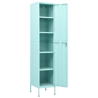 Lockerkast 35x46x180 cm staal mint 6