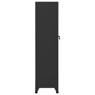 Lockerkast 38x45x180 cm staal antracietkleurig 5
