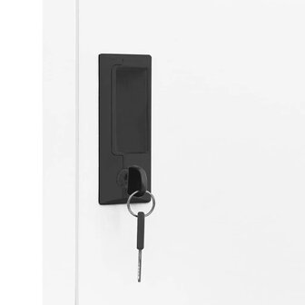 Lockerkast 38x45x180 cm staal wit 7