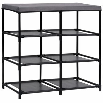 Opbergkast met 6 lades 55x29x55 cm staal grijs 2