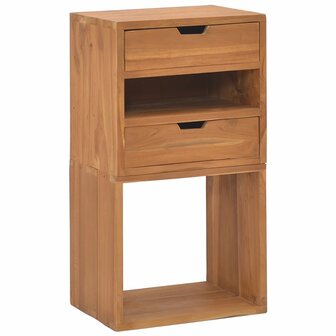 Opbergkast 40x30x76 cm massief teakhout 1