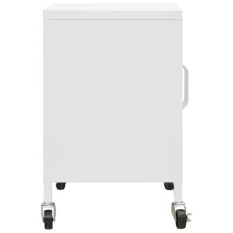 Opbergkast 60x35x56 cm staal wit 4
