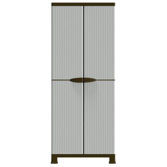 Opbergkast 68x39x171,5 cm rattan ontwerp 3