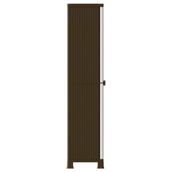Opbergkast 68x39x171,5 cm rattan ontwerp 4