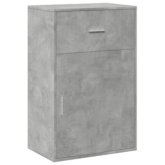 Opbergkast 56,5x39x90 cm bewerkt hout betongrijs 2