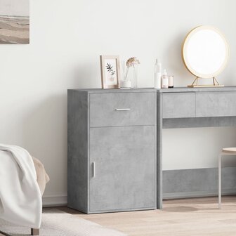 Opbergkast 56,5x39x90 cm bewerkt hout betongrijs 3